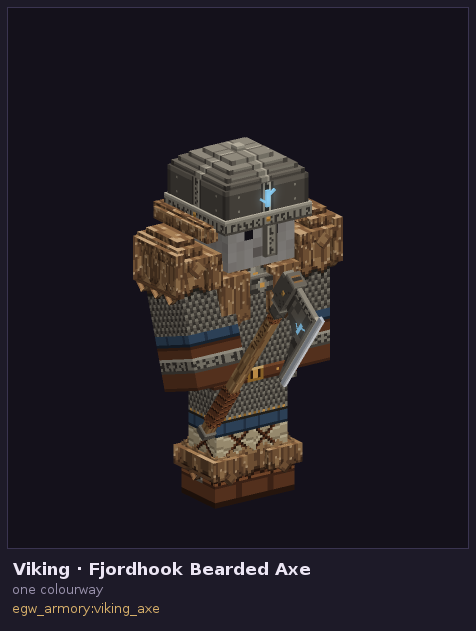 Fjordwarden, with the Fjordhook Bearded Axe