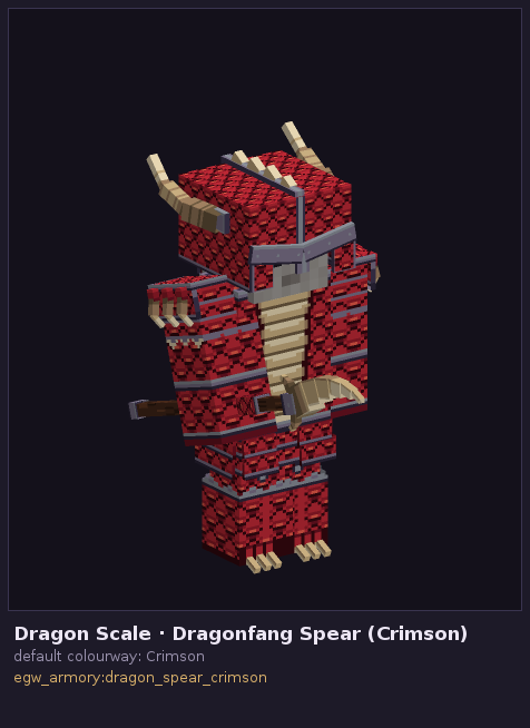 Dragonscale, with the Dragonfang Spear