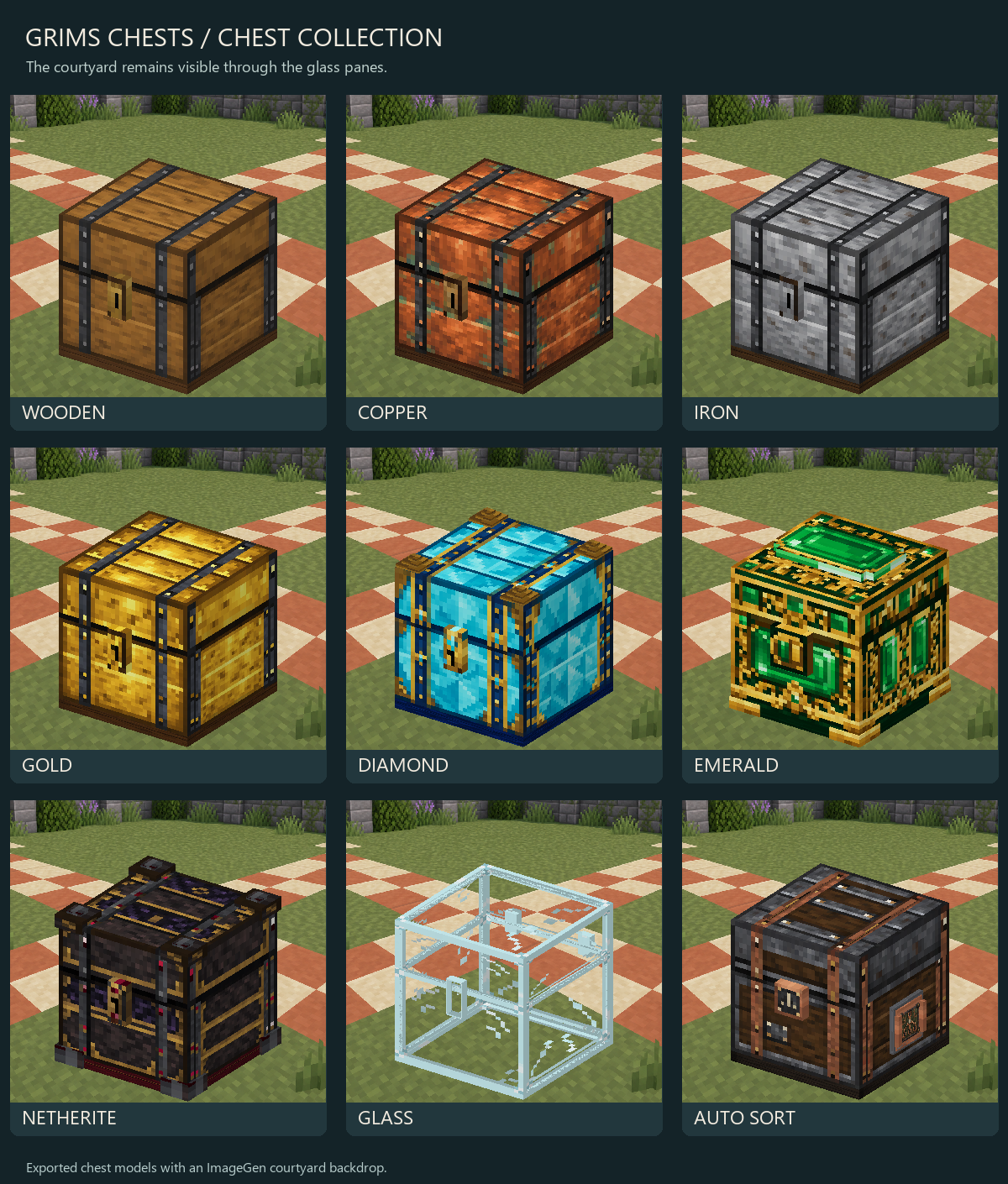 Grims Chests model collection